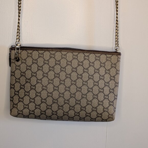 COA Gucci Plus Clutch Bag & Unbranded Chain - Picture 3 of 14